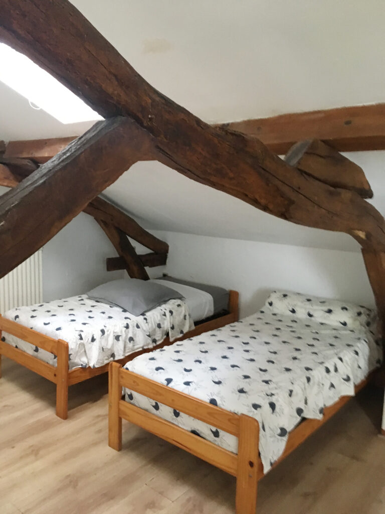 Chambre étage Gîte